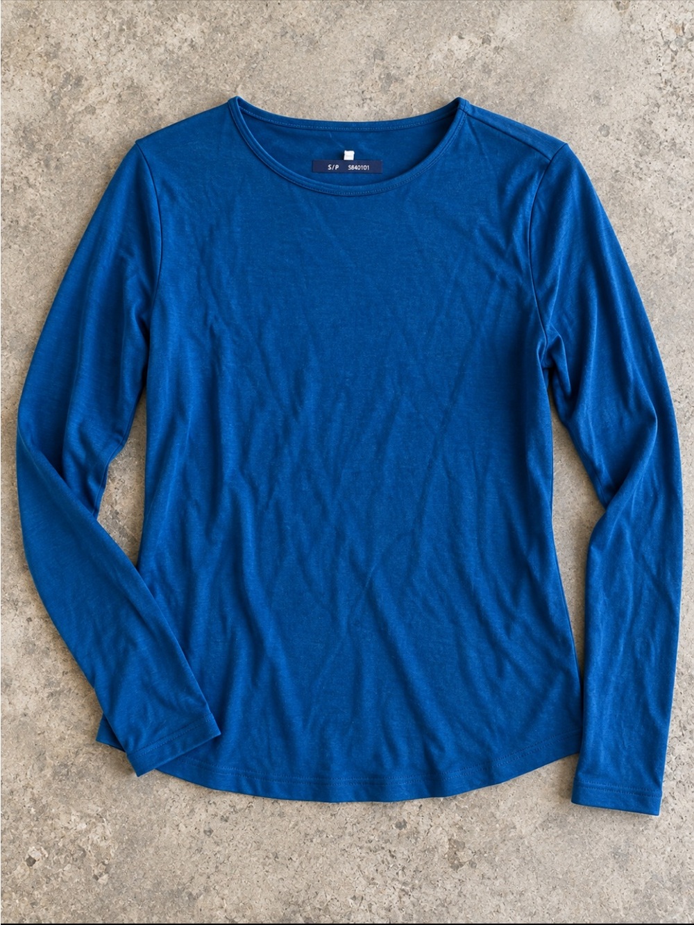 Segments 100% Merino Wool Long Sleeve Shirt Blue Women’s Small Gorpcore